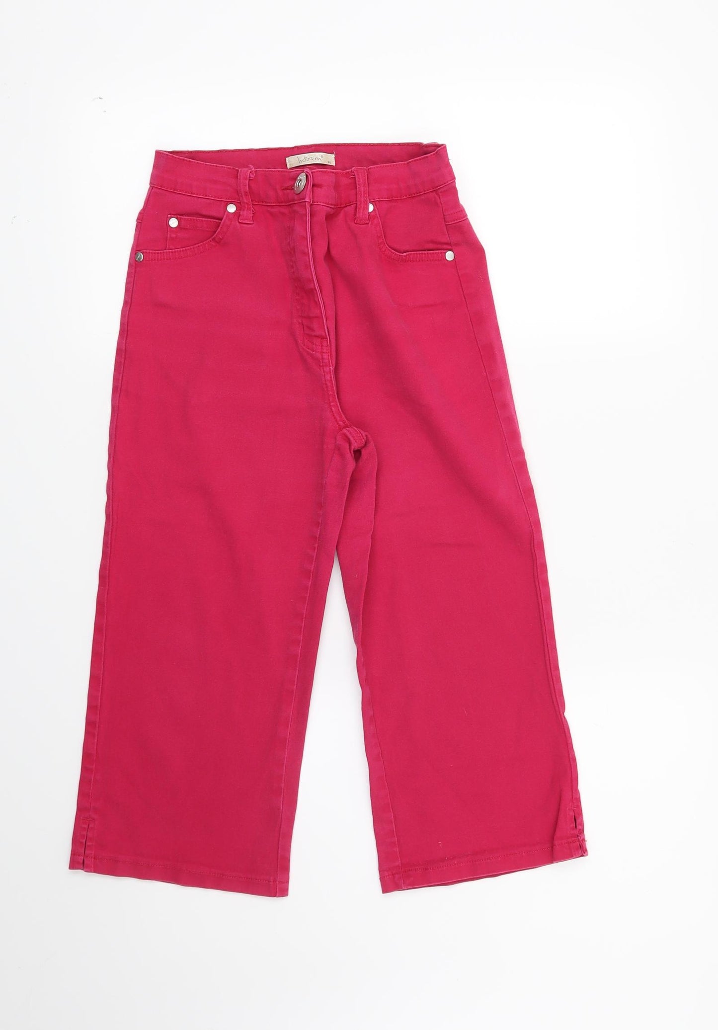 Intown Womens Pink   Cropped Jeans Size 8 L20 in