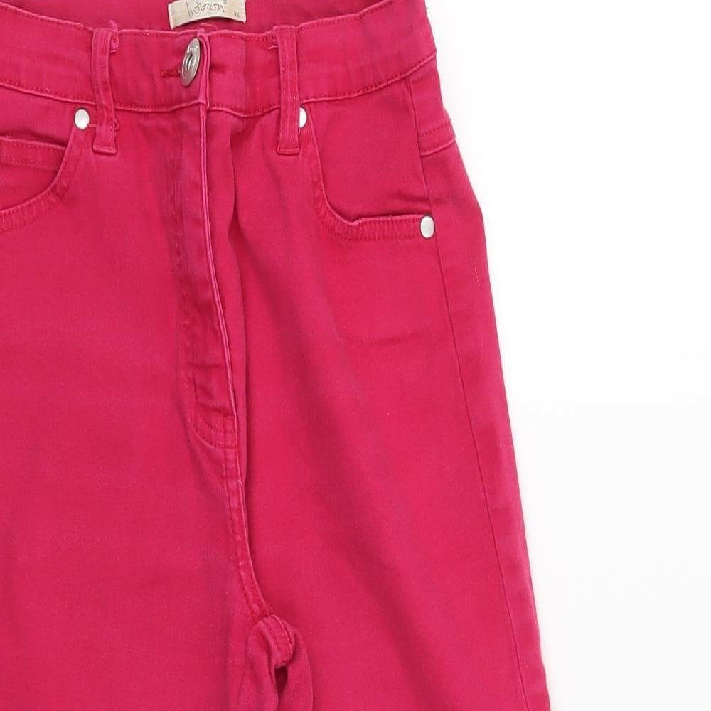 Intown Womens Pink   Cropped Jeans Size 8 L20 in