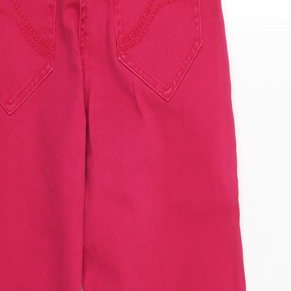 Intown Womens Pink   Cropped Jeans Size 8 L20 in