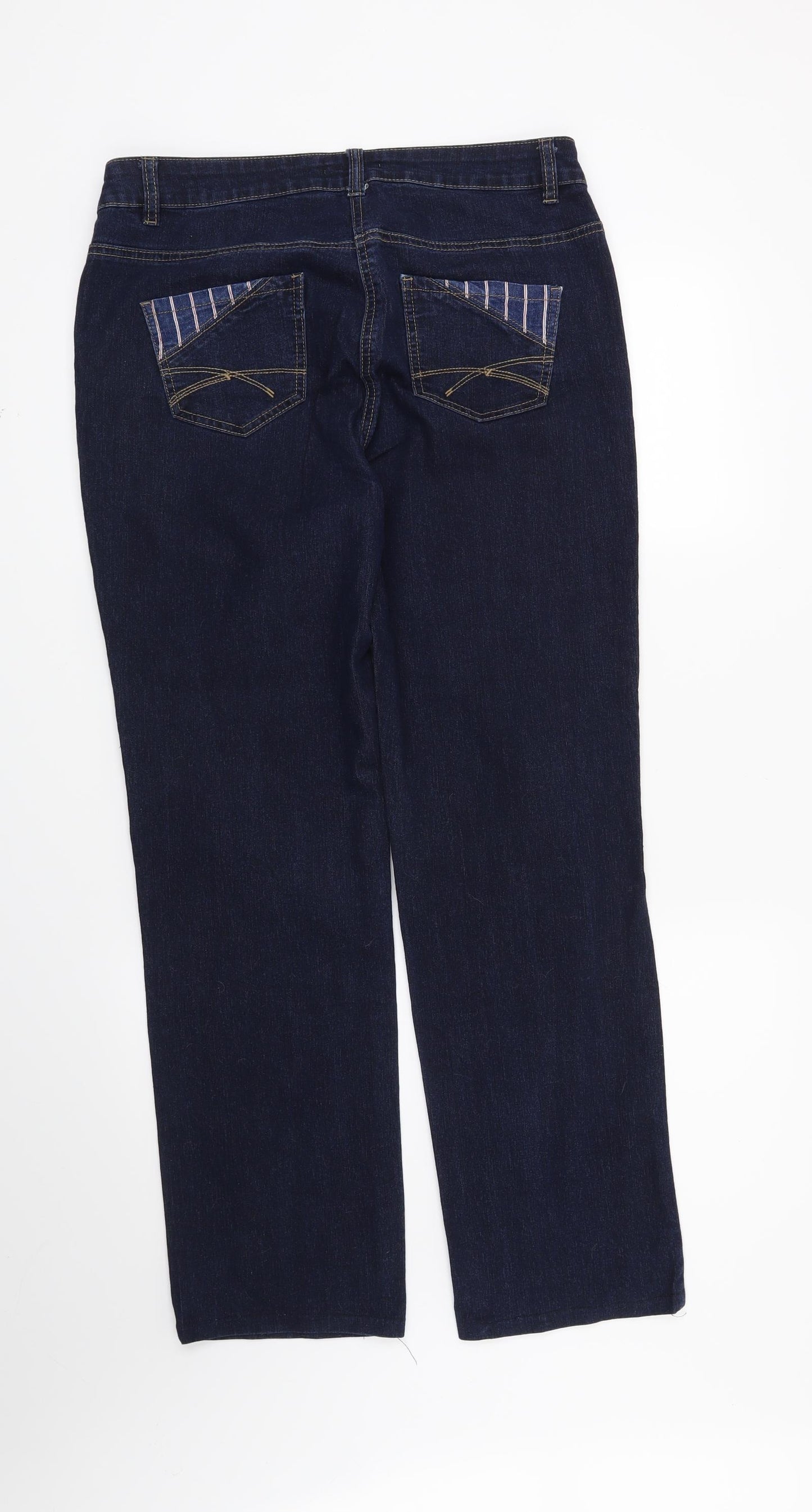 TU Womens Blue   Straight Jeans Size 14 L29 in