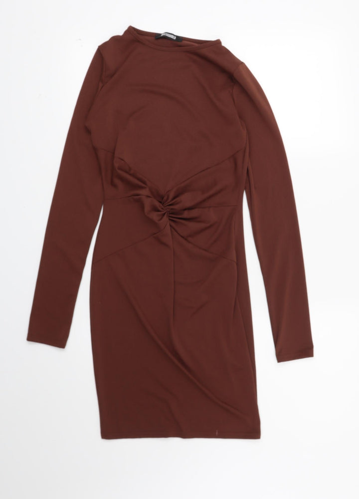 Missguided Womens Brown Bodycon Size 6
