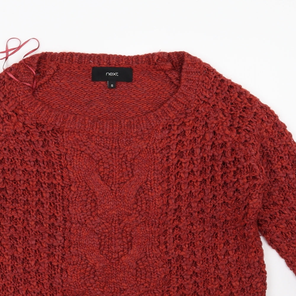 NEXT Womens Red   Pullover Jumper Size S