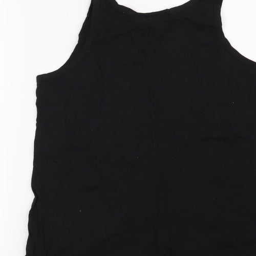 Love to lounge Womens Black Solid  Top Pyjama Top Size 10  - Ghostbusters