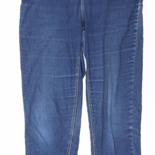 George Womens Black  Denim Skinny Jeans Size 12 L28 in