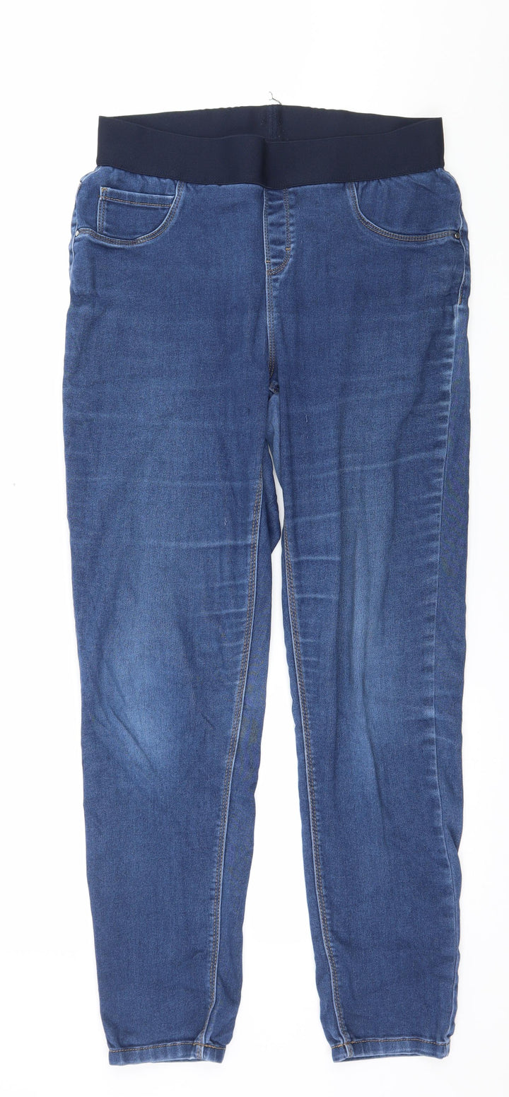 George Womens Black Denim Skinny Jeans Size 12 L28 in