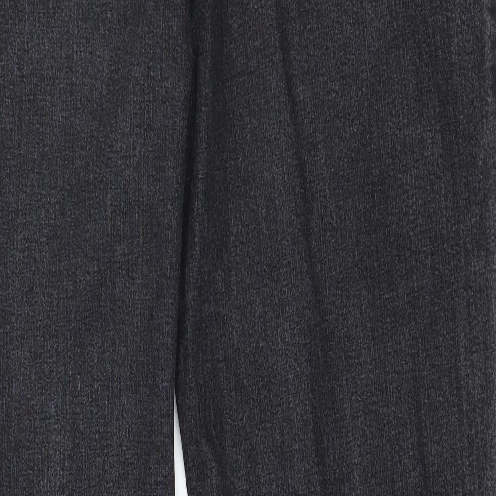 Marks and Spencer Womens Grey  Denim Straight Jeans Size 16 L31 in