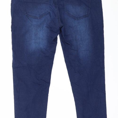 Preworn Womens Blue  Denim Jegging Jeans Size XL L28 in