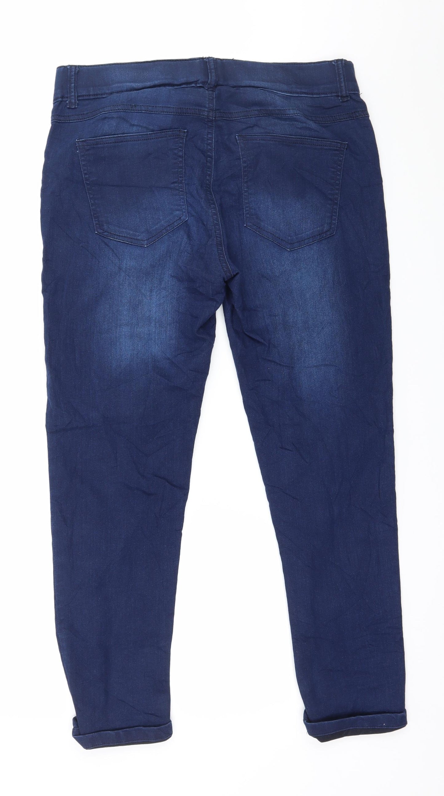 Preworn Womens Blue  Denim Jegging Jeans Size XL L28 in