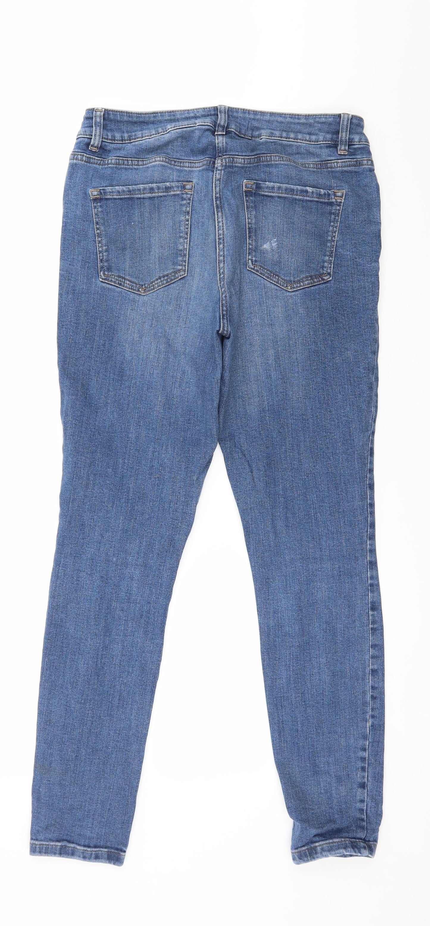 NEXT Womens Blue  Denim Skinny Jeans Size 12 L29 in