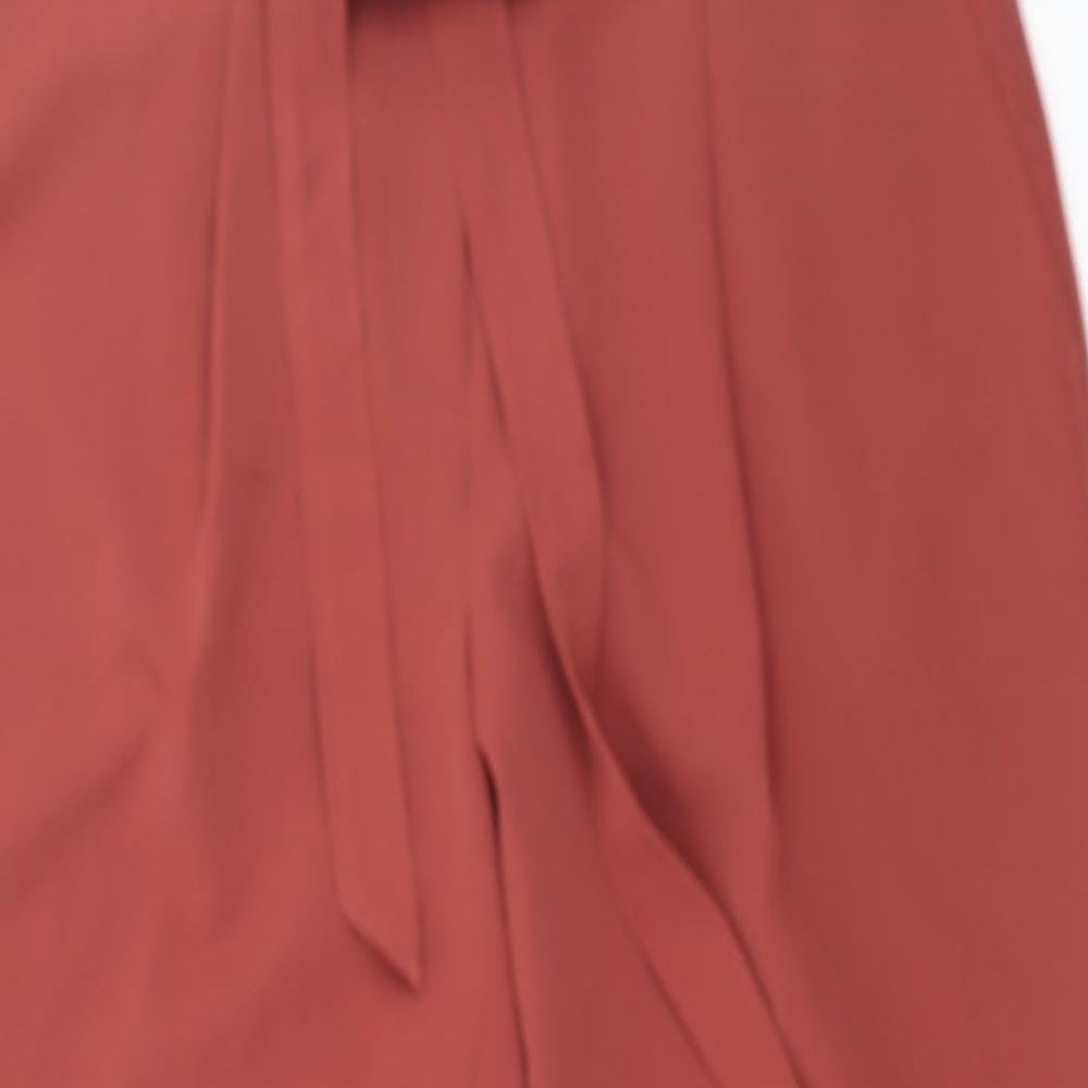 New Look Womens Red   Trousers  Size 14 L27 in