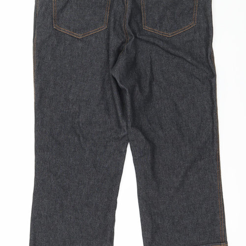 B.B Womens Grey  Denim Cropped Jeans Size 20 L24 in