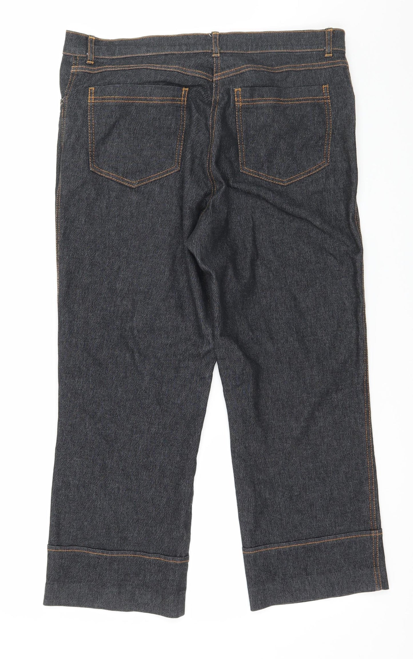 B.B Womens Grey  Denim Cropped Jeans Size 20 L24 in