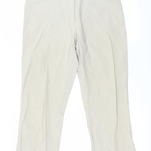 b.young Womens Beige   Trousers  Size 14 L27 in