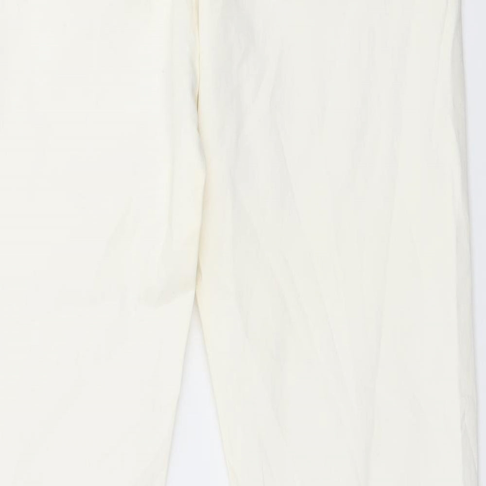 ESMARA Womens Ivory  Denim Bootcut Jeans Size 14 L31 in