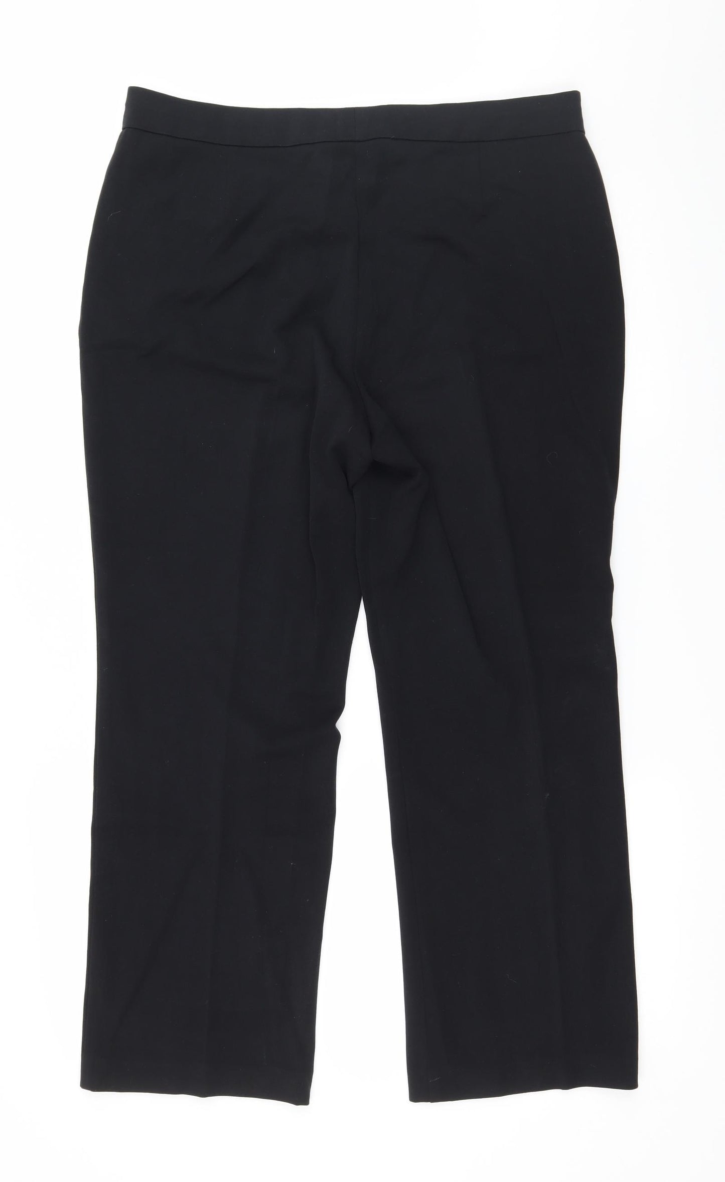 Marks and Spencer Womens Black   Trousers  Size 14 L26 in
