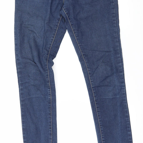 Denim & Co. Womens Blue  Denim Skinny Jeans Size 8 L31 in
