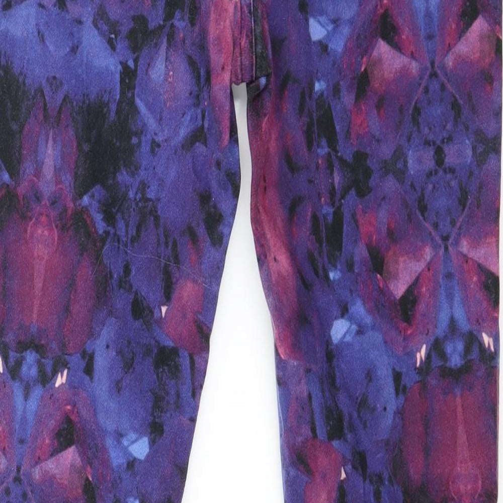 Levi's Womens Multicoloured Geometric Denim Skinny Jeans Size 29 in L30 in