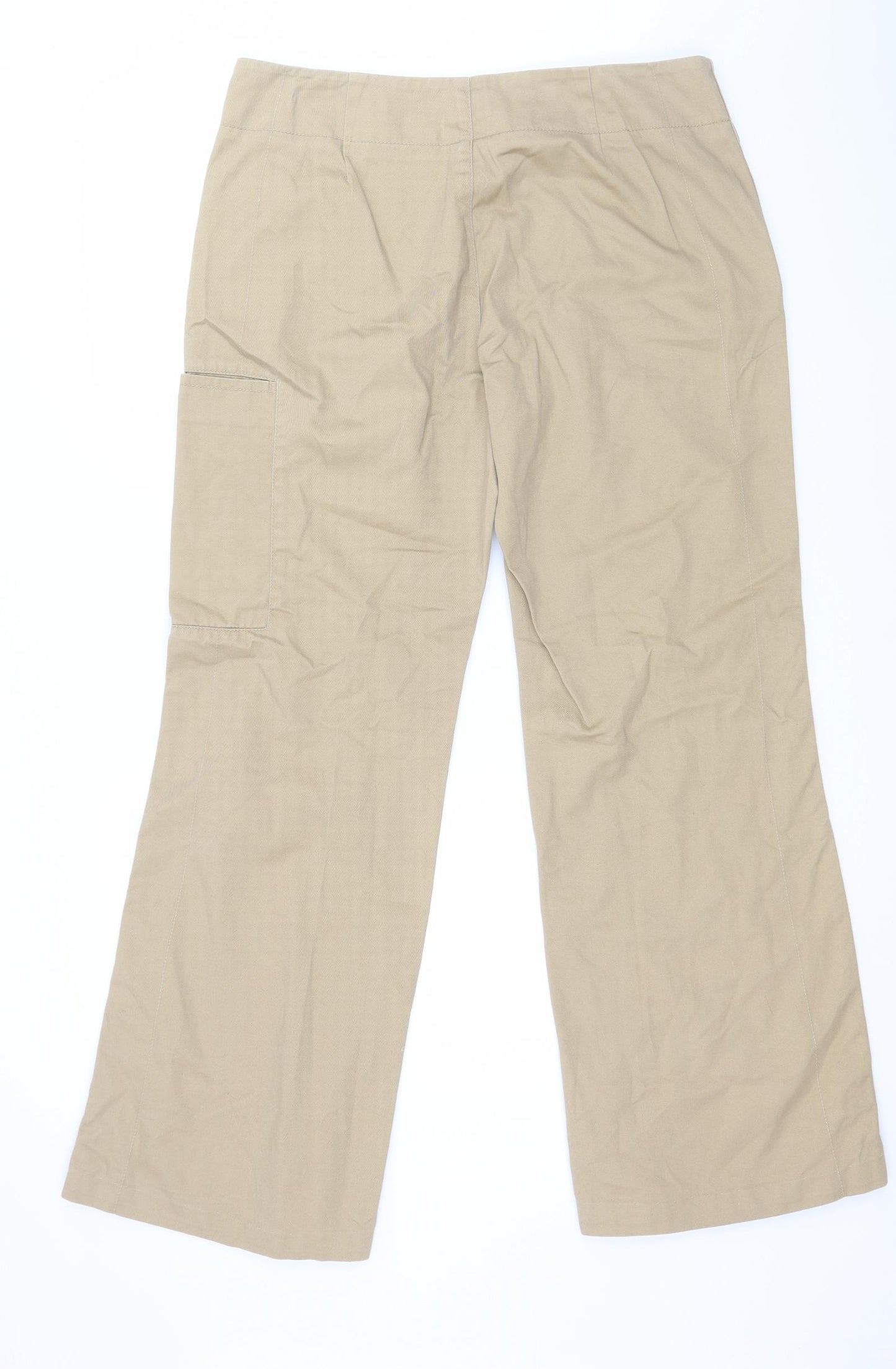 Mexx Womens Beige  Denim Trousers  Size 14 L29 in