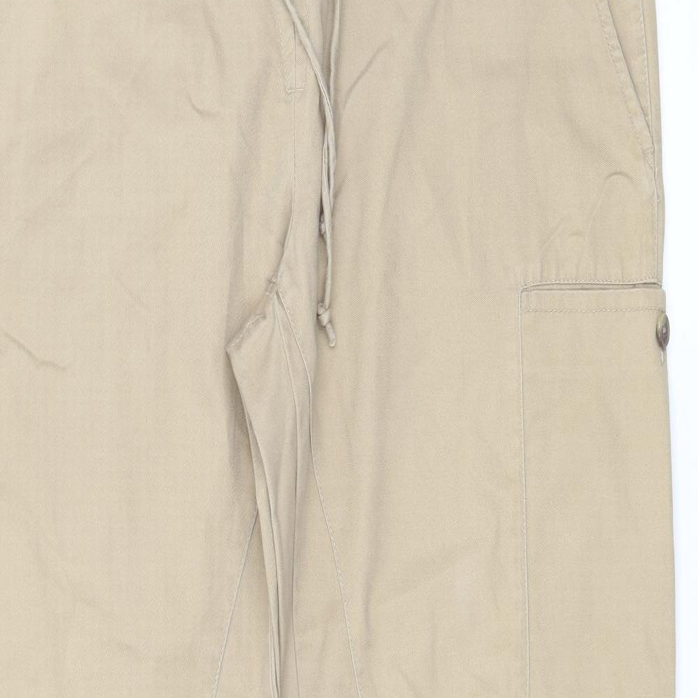 Mexx Womens Beige  Denim Trousers  Size 14 L29 in