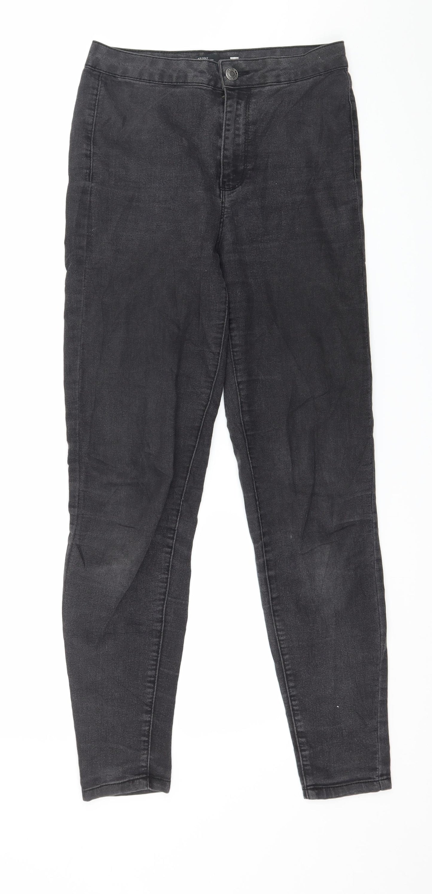 Sinsay Womens Grey  Denim Skinny Jeans Size 8 L27 in