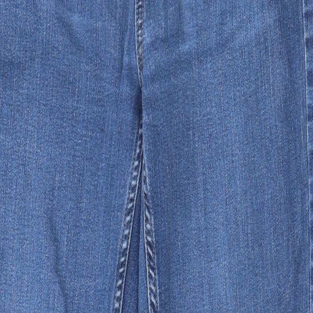 Marks and Spencer Womens Blue  Denim Straight Jeans Size 12 L29 in
