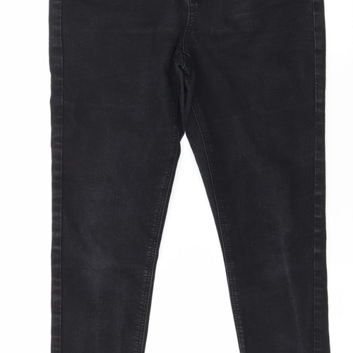 George Womens Black  Denim Skinny Jeans Size 10 L27 in