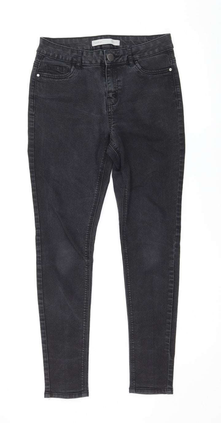 George Womens Grey  Denim Skinny Jeans Size 10 L27 in