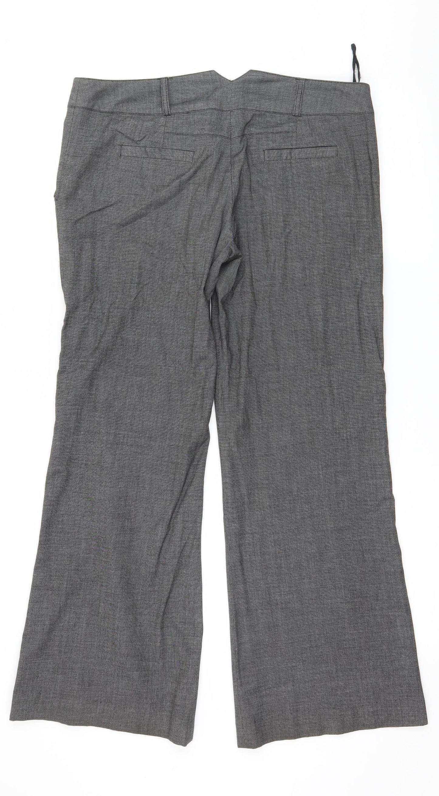 River Island Womens Grey   Trousers  Size 12 L29 in