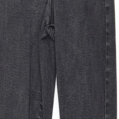 Denim & Co. Womens Grey  Denim Skinny Jeans Size 8 L28 in