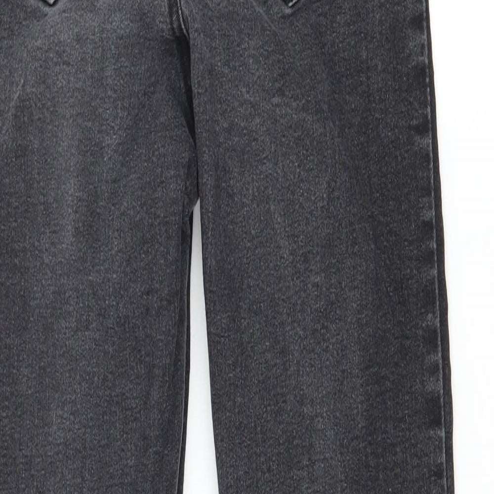 Denim & Co. Womens Grey  Denim Skinny Jeans Size 8 L28 in
