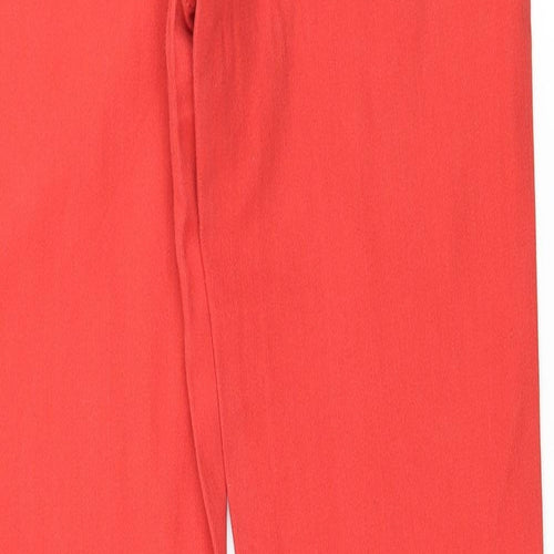 Marks and Spencer Womens Red  Denim Skinny Jeans Size 8 L29 in