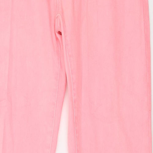 Swiss Womens Pink  Denim Skinny Jeans Size 8 L28 in