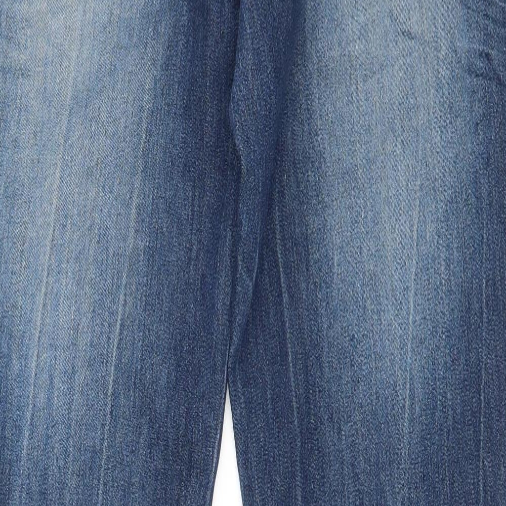 Crafted Womens Blue  Denim Straight Jeans Size 12 L30 in