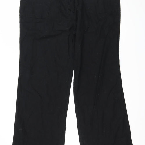 TU Womens Black   Trousers  Size 12 L32 in