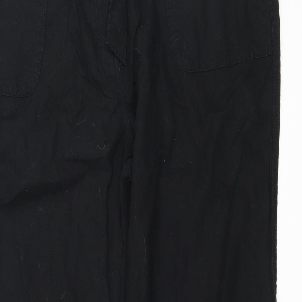 TU Womens Black   Trousers  Size 12 L32 in