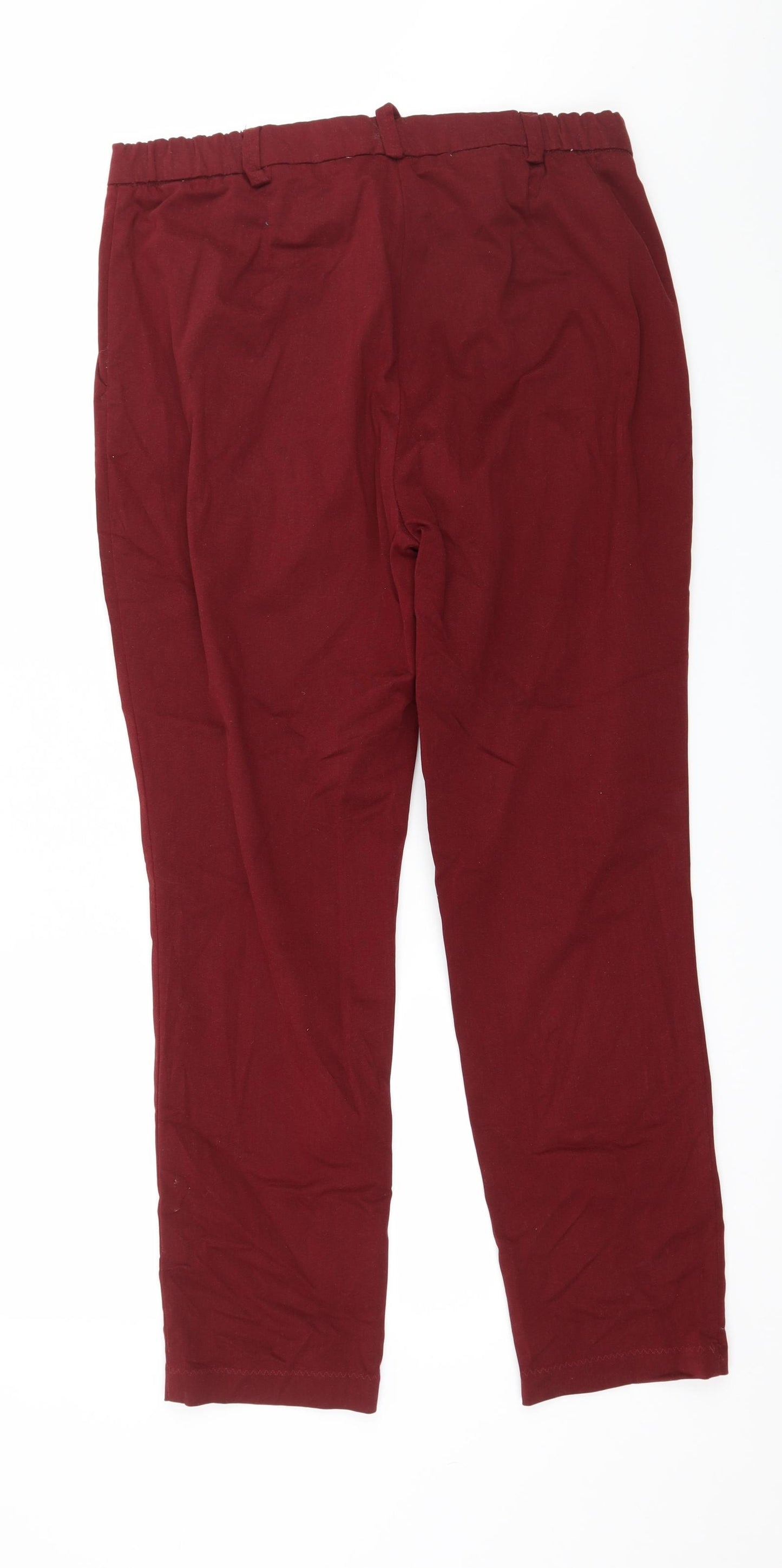 Damart Womens Red   Trousers  Size 16 L28 in