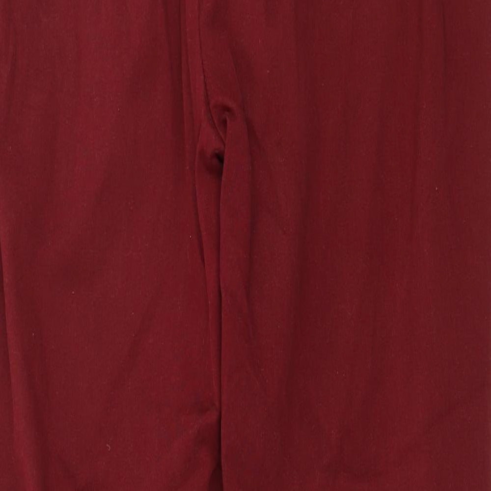 Damart Womens Red   Trousers  Size 16 L28 in