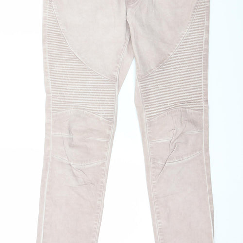 Booty Needs Womens Pink  Denim Skinny Jeans Size 8 L31 in