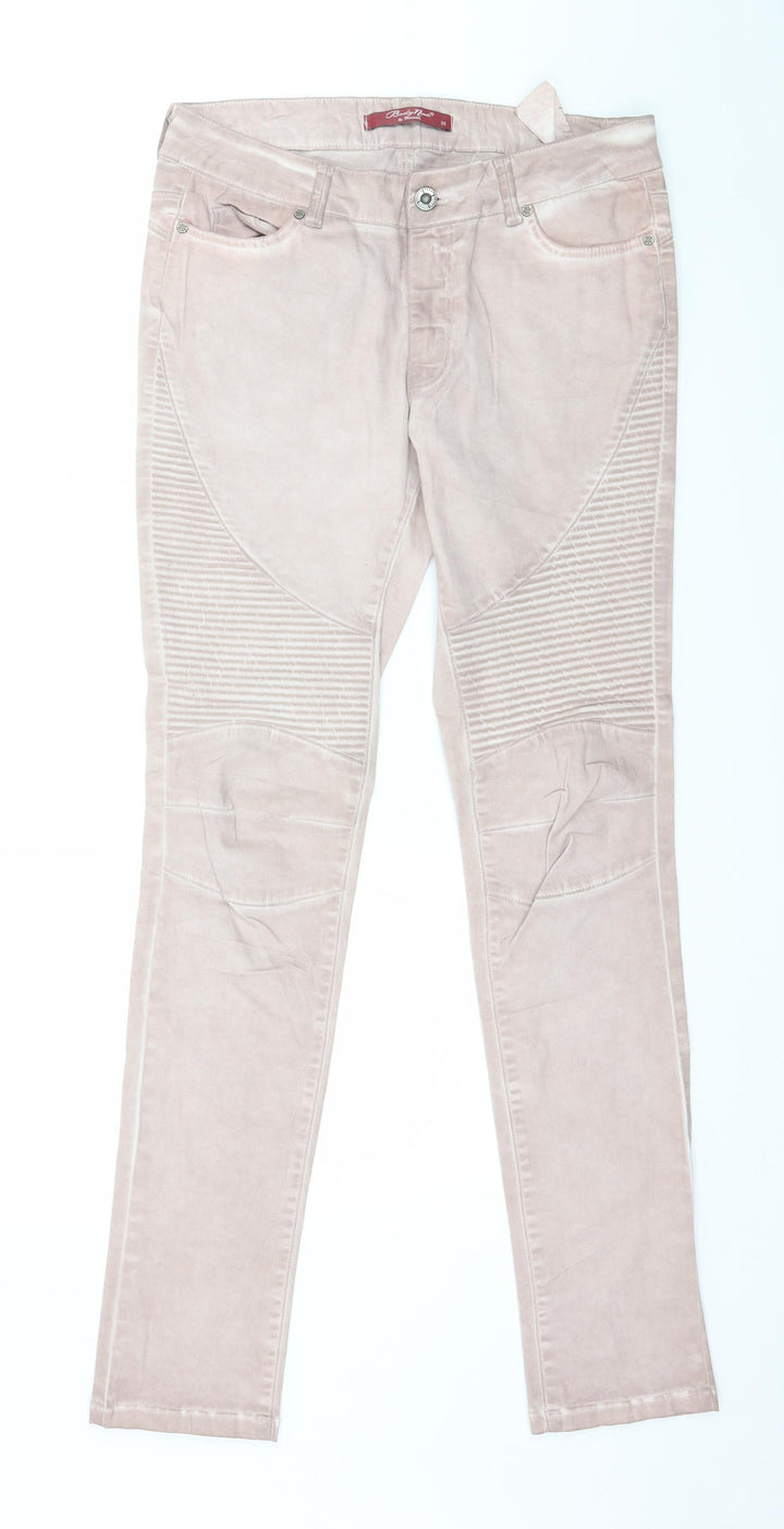 Booty Needs Womens Pink  Denim Skinny Jeans Size 8 L31 in