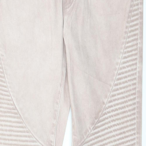 Booty Needs Womens Pink  Denim Skinny Jeans Size 8 L31 in