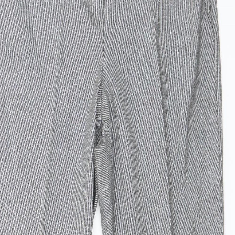 Per Una Womens Grey   Trousers  Size 10 L30 in