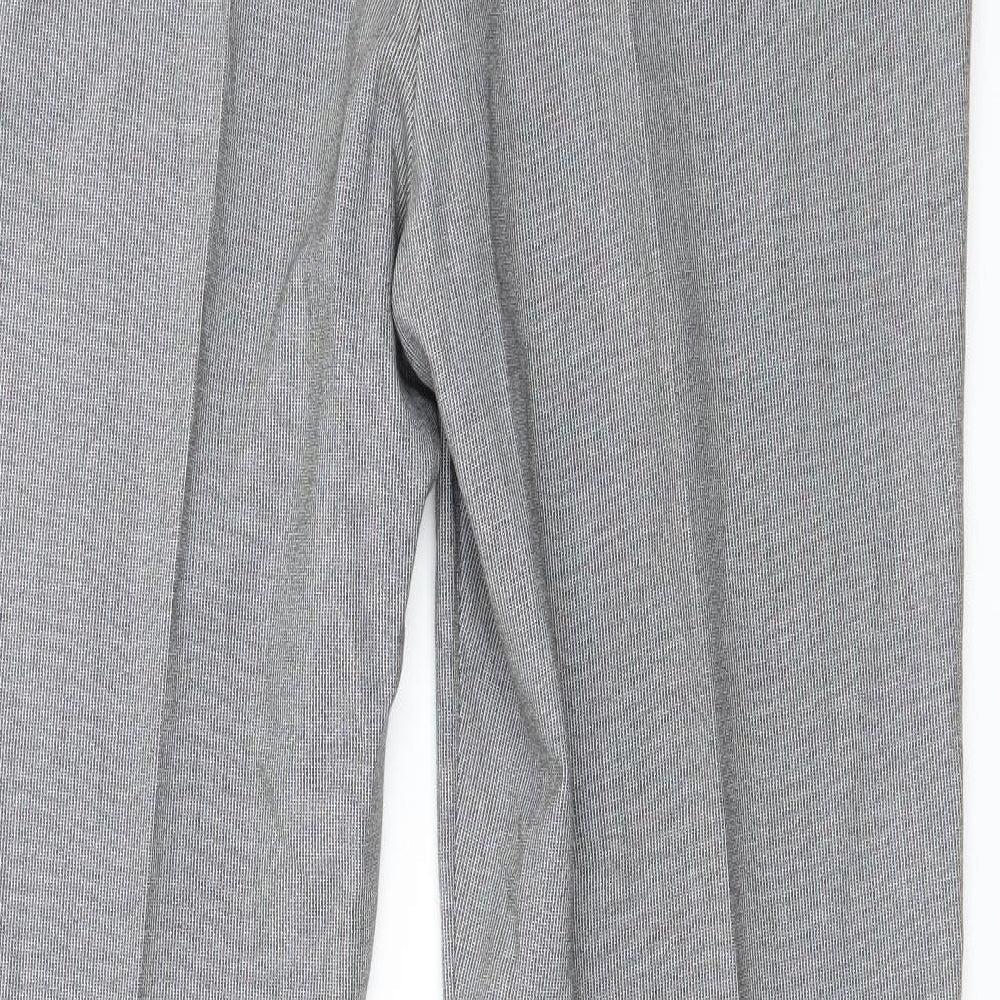 Per Una Womens Grey   Trousers  Size 10 L30 in