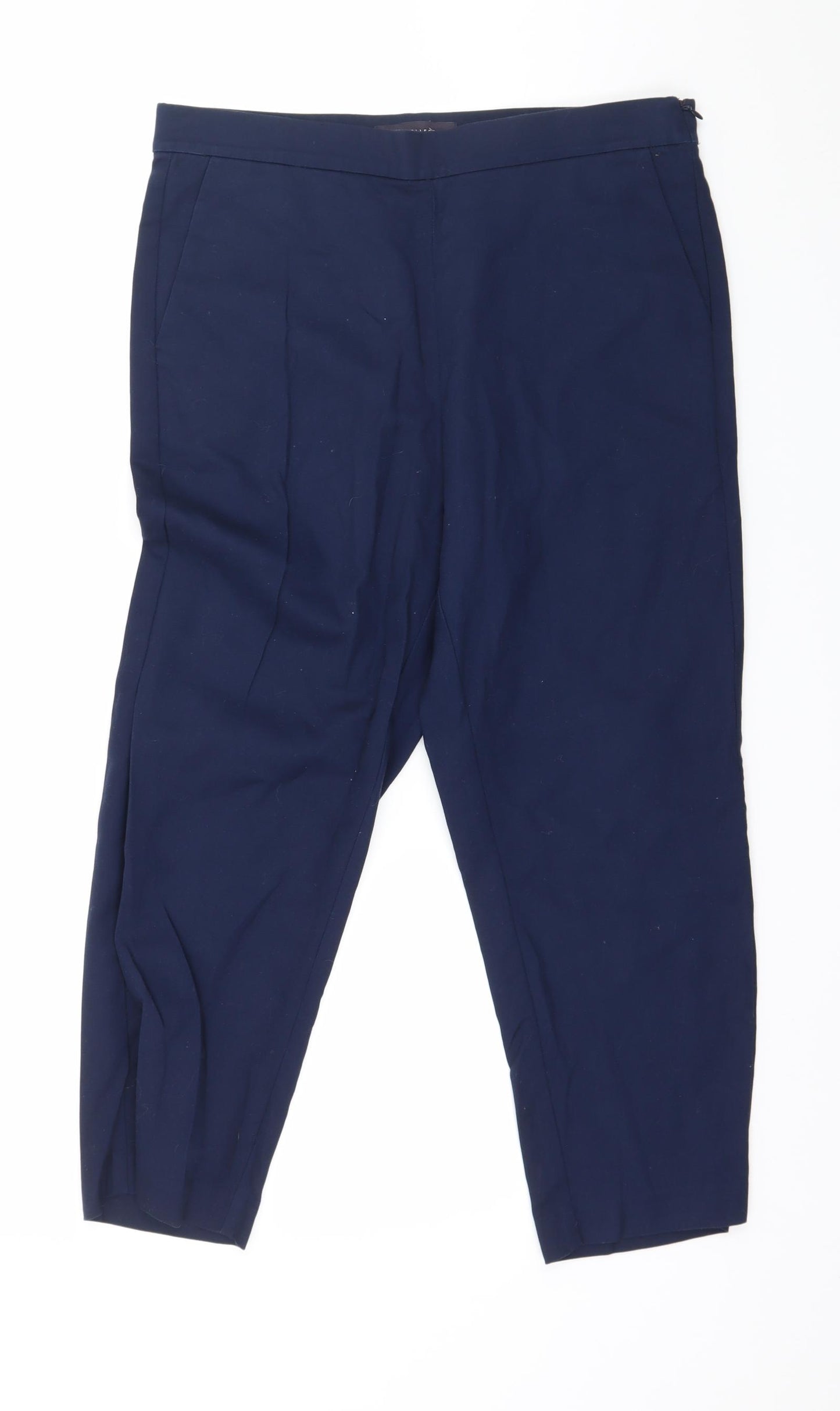 Marks and Spencer Womens Blue   Trousers  Size 12 L22 in