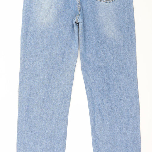 I SAW IT FIRST Womens Blue  Denim Mom Jeans Size 8 L34 in