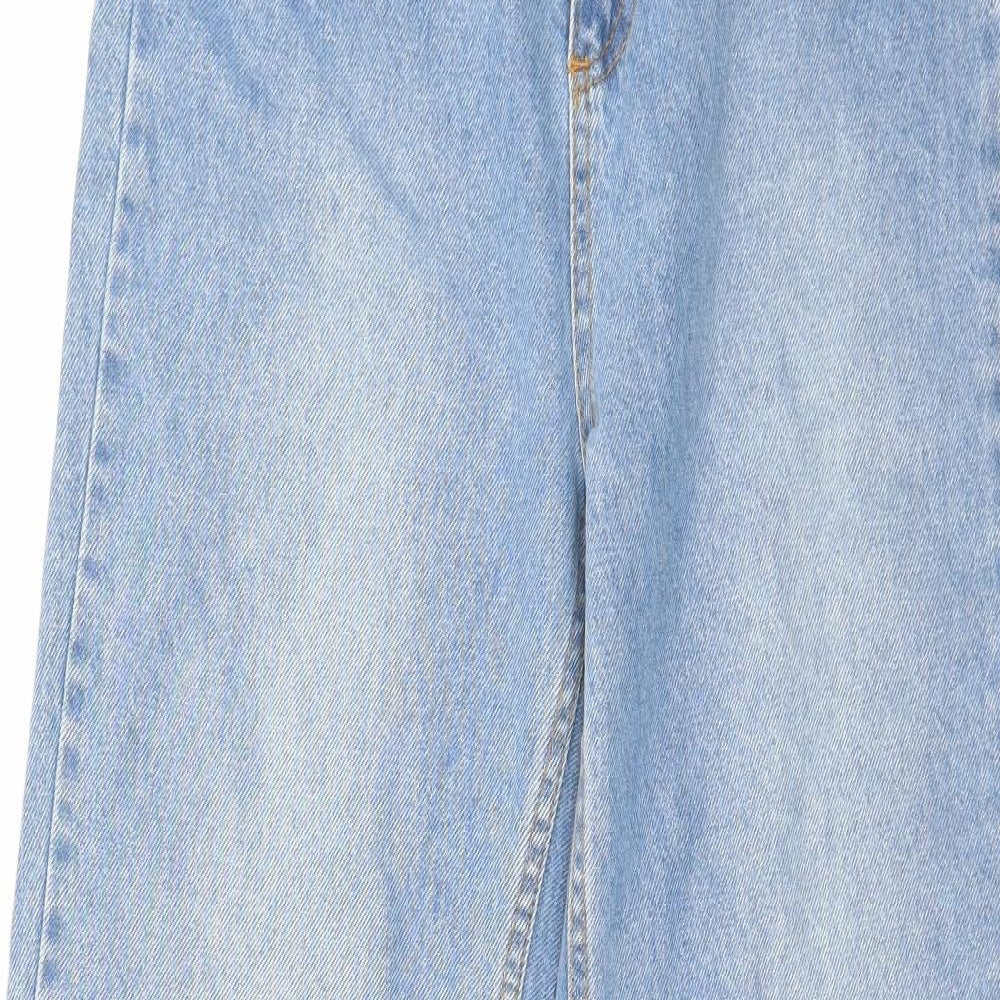 I SAW IT FIRST Womens Blue  Denim Mom Jeans Size 8 L34 in