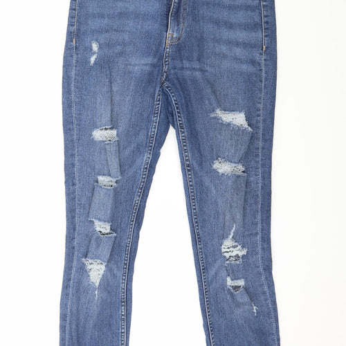 Divided by H&M Womens Blue  Denim Skinny Jeans Size 8 L28 in