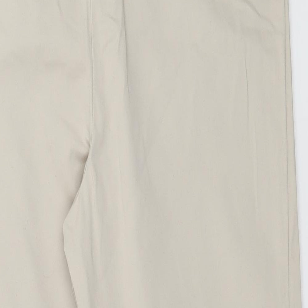 Marks and Spencer Womens Ivory   Trousers  Size 10 L21 in