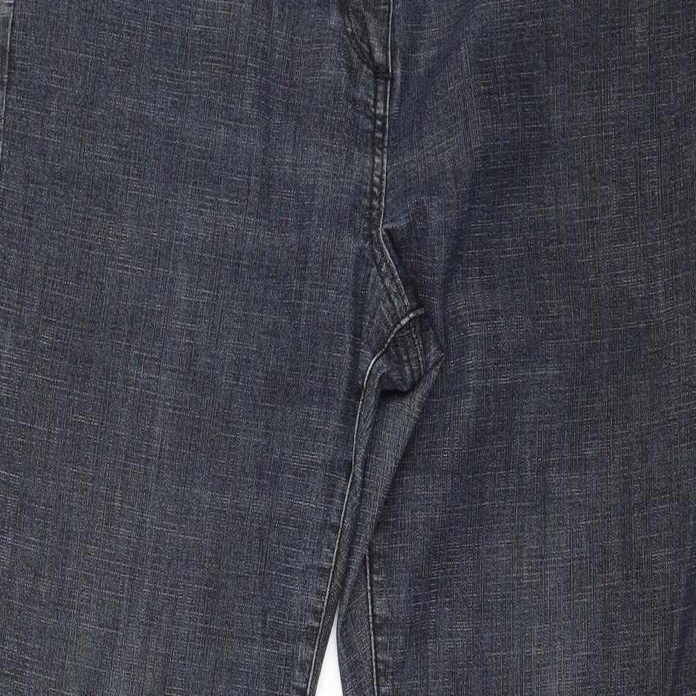Soon Womens Blue  Denim Straight Jeans Size 16 L29 in
