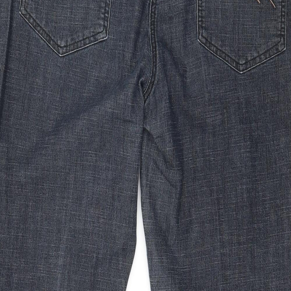 Soon Womens Blue  Denim Straight Jeans Size 16 L29 in