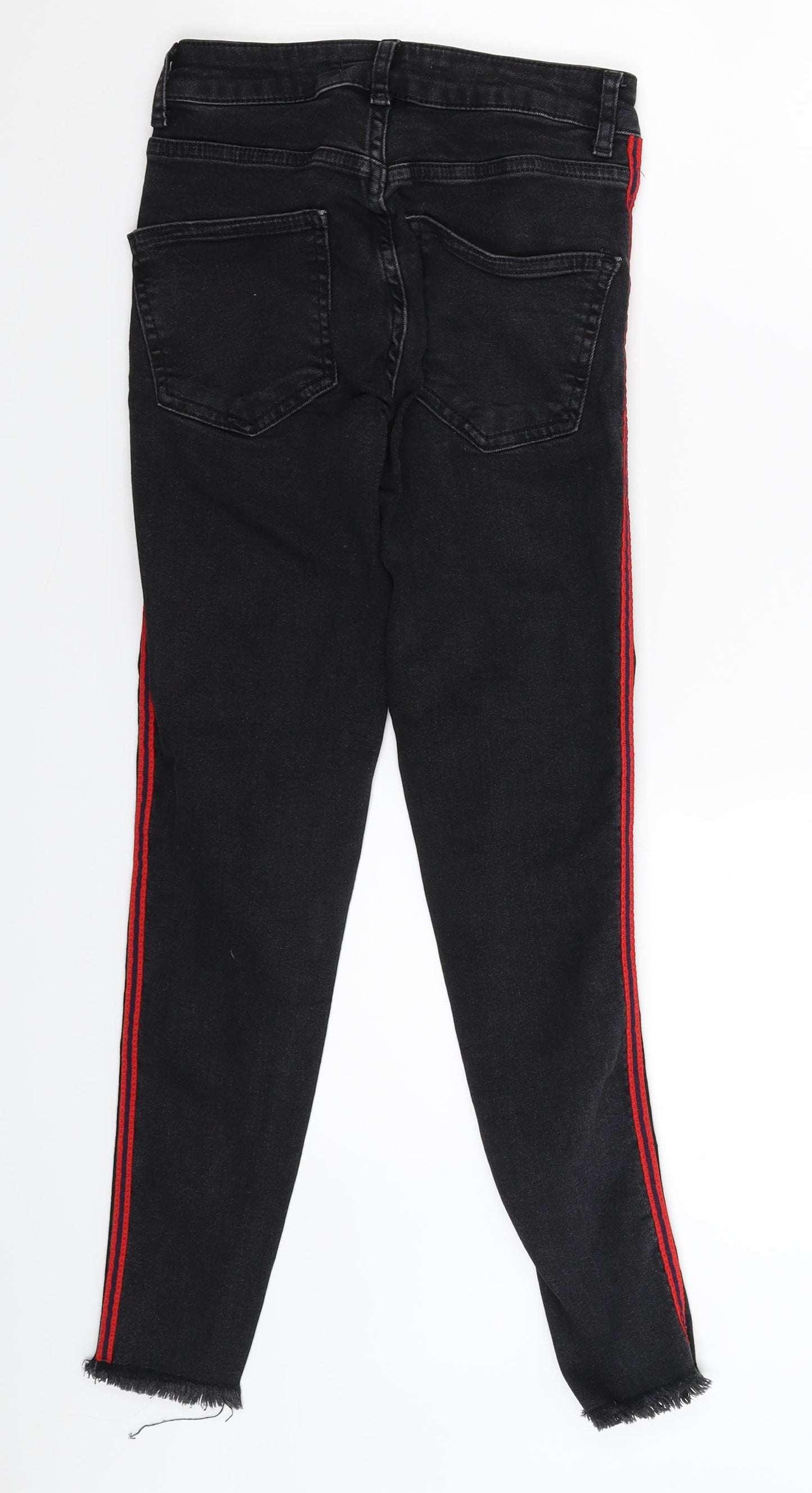 Denim Co Womens Black  Denim Skinny Jeans Size 6 L25 in